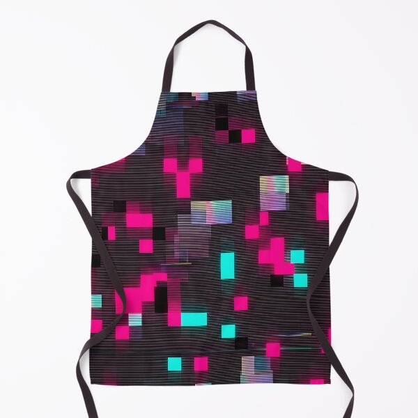 Item preview, Neon Pixel Glitch Pattern designed and sold by Kaleidoscope Print.