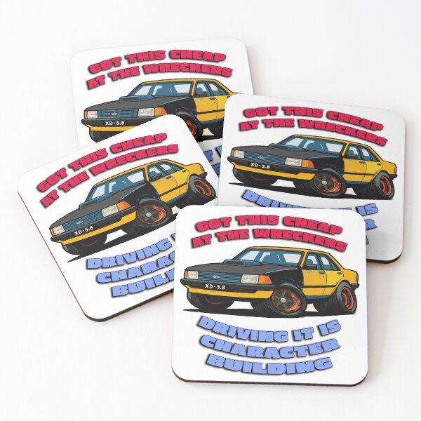 Item preview, Wreckers Special XD Falcon Funny Cartoon Aussie Car Art designed and sold by Michael van der Hoorn.