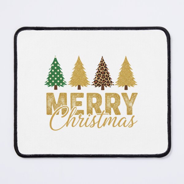 Item preview, Merry Christmas Glitter Leopard Tree Festive Modern Holiday designed and sold by chattsuede.