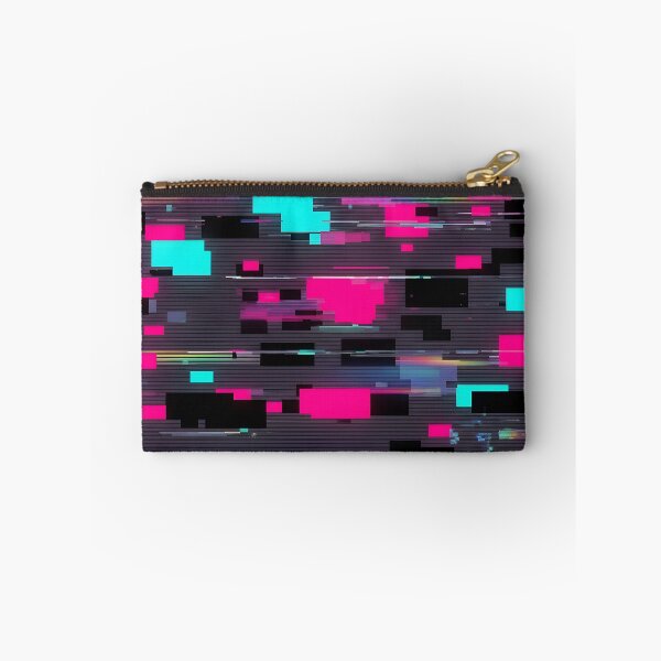 Item preview, Neon Glitch Lines Pattern designed and sold by Kaleidoscope Print.