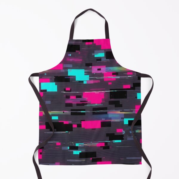 Item preview, Neon Glitch Lines Pattern designed and sold by Kaleidoscope Print.