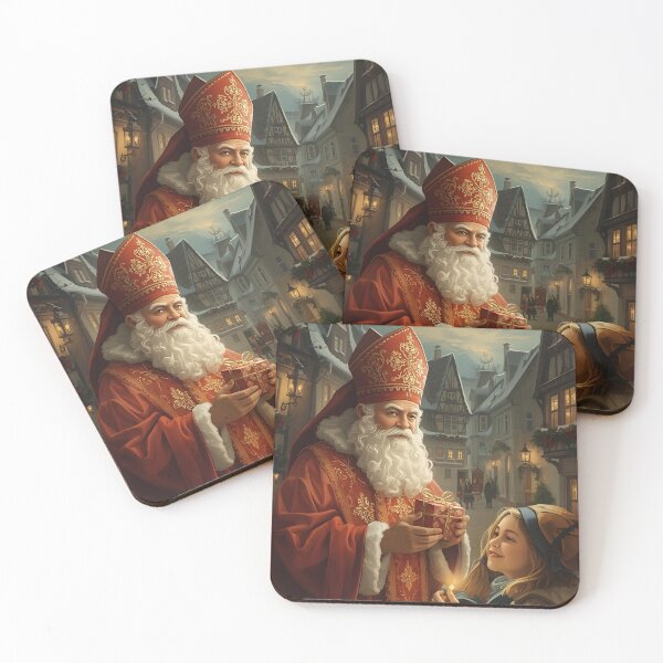 Item preview, Saint Nicholas Gift Giving Classic Art designed and sold by Valeree Store.