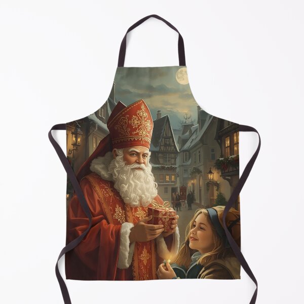Item preview, Saint Nicholas Gift Giving Classic Art designed and sold by Valeree Store.
