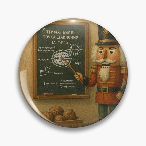 Item preview, Slavic Nutcracker Professor Chalkboard Lesson designed and sold by Russian101.