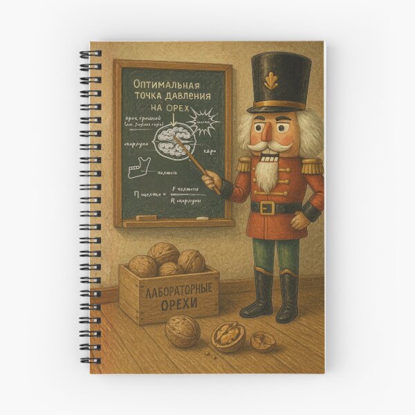 Item preview, Slavic Nutcracker Professor Chalkboard Lesson designed and sold by Russian101.