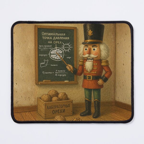 Item preview, Slavic Nutcracker Professor Chalkboard Lesson designed and sold by Russian101.