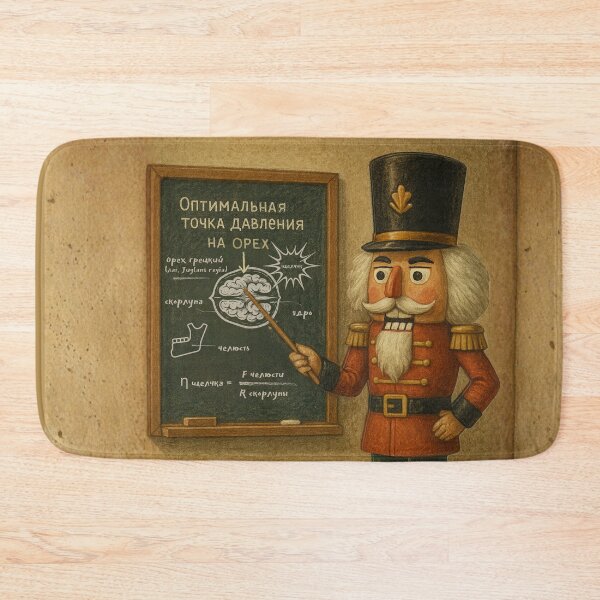 Item preview, Slavic Nutcracker Professor Chalkboard Lesson designed and sold by Russian101.
