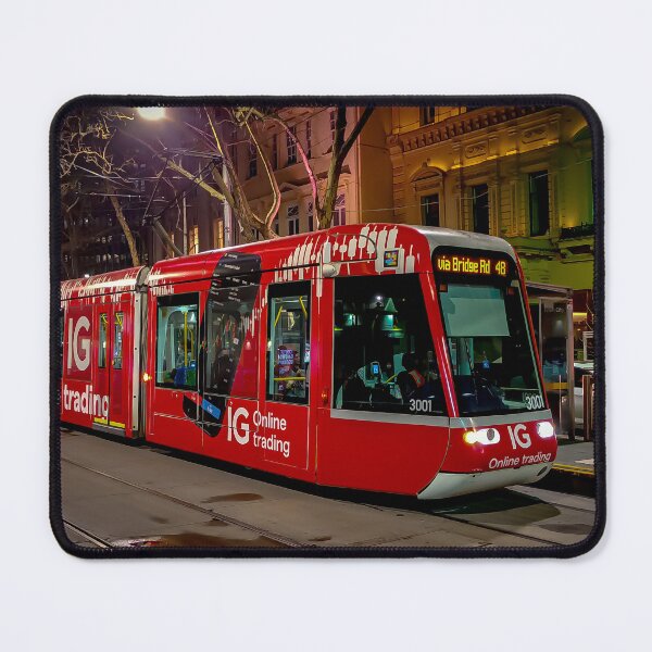 Item preview, Big Shiny Red Tram - Melbourne, Victoria, Australia designed and sold by Steven Jodoin.