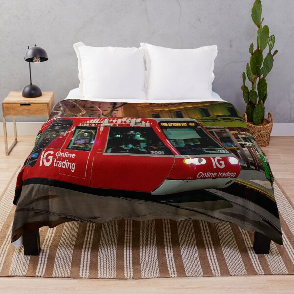Item preview, Big Shiny Red Tram - Melbourne, Victoria, Australia designed and sold by Steven Jodoin.