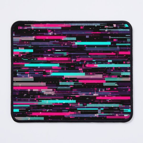 Item preview, Neon Data Stream Glitch designed and sold by Kaleidoscope Print.