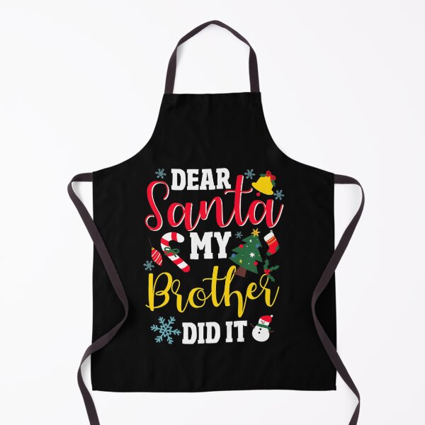 Item preview, Funny Vintage My Holiday Christmas Brother Retro Did It Santa Dear designed and sold by MediarMedic.