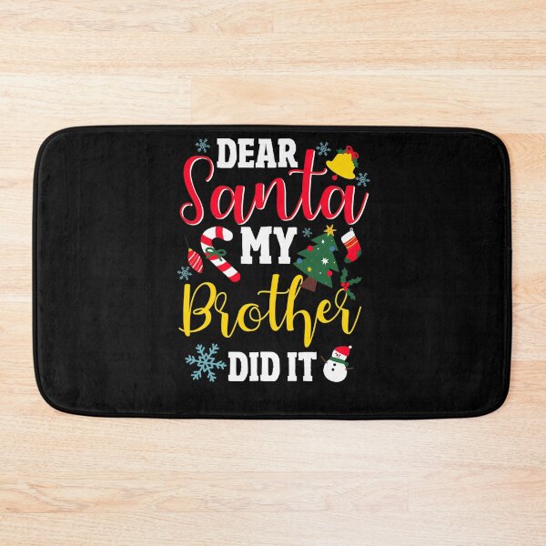 Item preview, Funny Vintage My Holiday Christmas Brother Retro Did It Santa Dear designed and sold by MediarMedic.