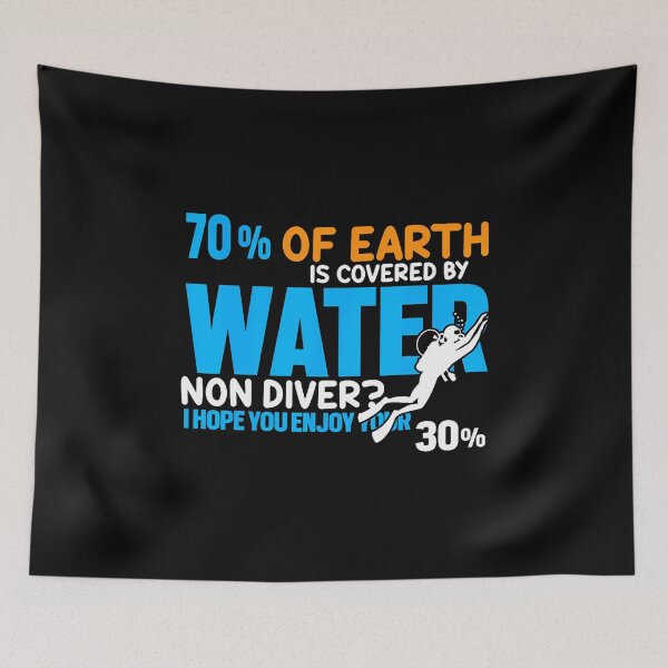 Item preview, Funny Scuba Diving Saying Men Women Freediving Deep Sea designed and sold by PatriciaKelsey.