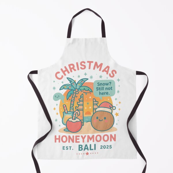 Item preview, Christmas Honeymoon Bali EST. 2025 – Kawaii Tropical Holiday Design | Cute Beach Christmas Art designed and sold by Memorph.