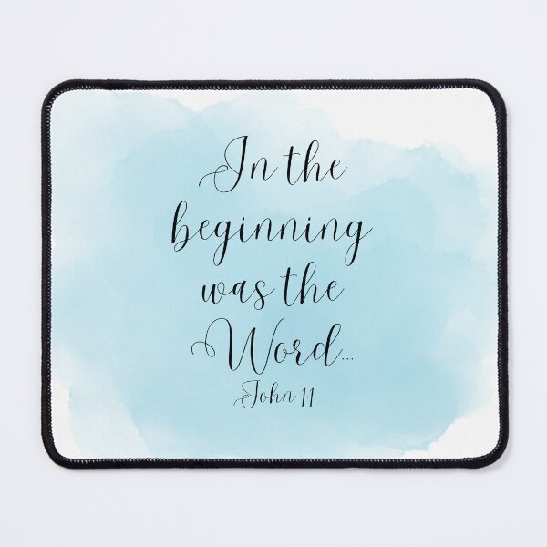Item preview, John 1:1 In the beginning was the Word designed and sold by ParsonBrown.