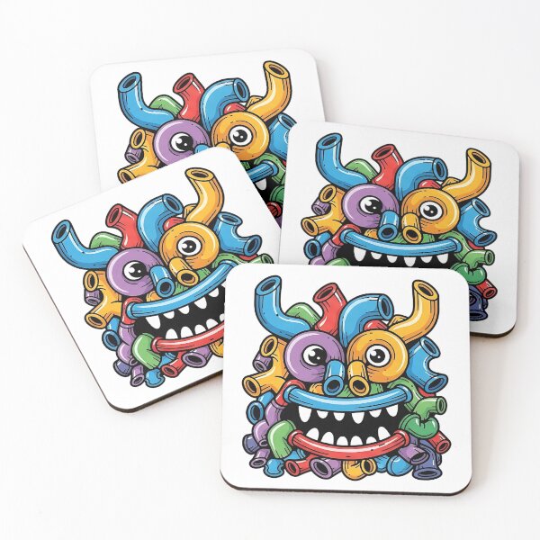 Item preview, Neon Graffiti: Colorful Monster Head designed and sold by saiful020.