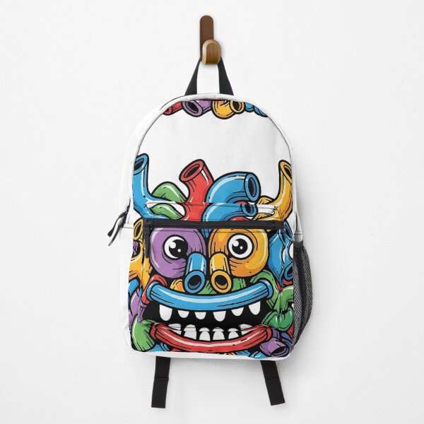Item preview, Neon Graffiti: Colorful Monster Head designed and sold by saiful020.