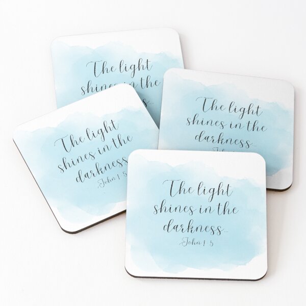 Item preview, John 1:5 The light shines in the darkness designed and sold by ParsonBrown.