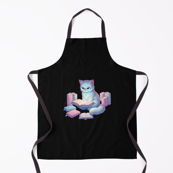 Item preview, Pastel Cat Wizard Studying Magic Texts designed and sold by LindaRuby1.