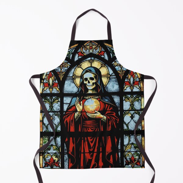 Item preview, Stained glass Santa Muerte designed and sold by veryarticulated.