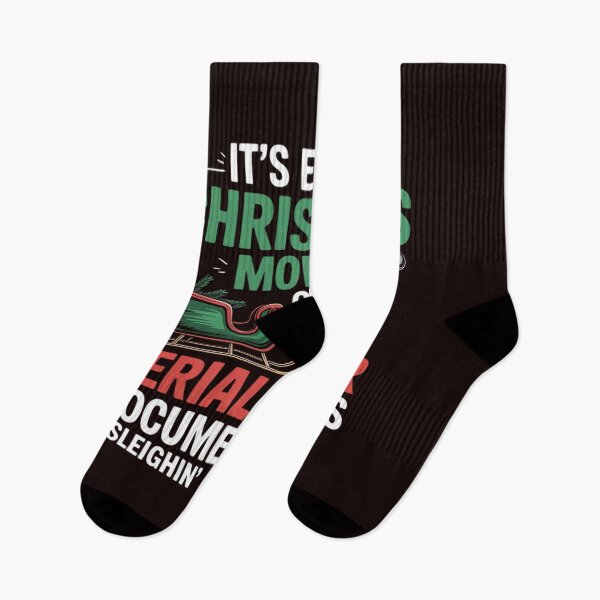 Item preview, Sleighin Or Slayin Christmas Movie Xmas Men Women designed and sold by hettingerchaim.