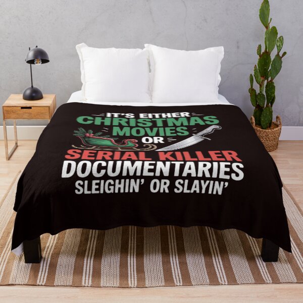 Item preview, Sleighin Or Slayin Christmas Movie Xmas Men Women designed and sold by hettingerchaim.