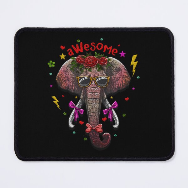 Item preview, Embroidery Patch Style Awesome Fancy Elephant Illustration designed and sold by kddeyihsg16.