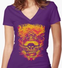 FURY ROAD: IMMORTAN JOE Women's Fitted V-Neck T-Shirt