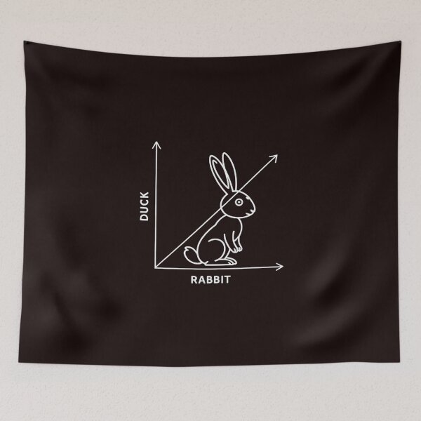 Item preview, Science Nerd Duck or Rabbit Physics Math Geek designed and sold by hettingerchaim.