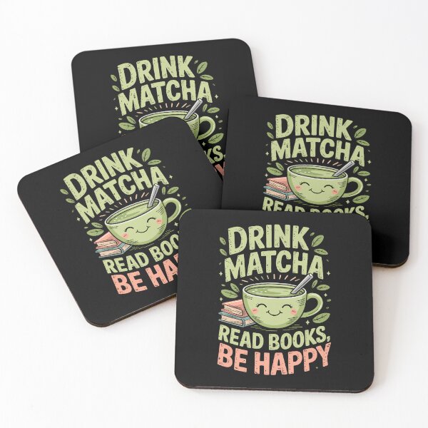 Item preview, Drink Matcha Read Books Be Happy Green Tea Matcha designed and sold by LindaRuby1.