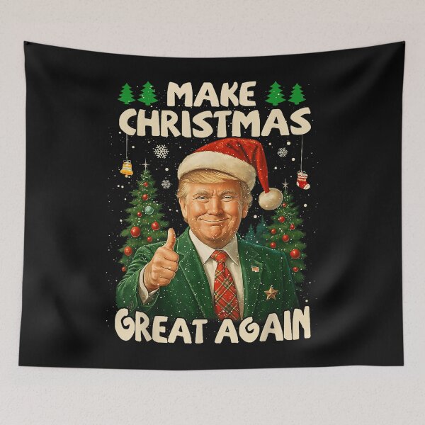 Item preview, Funny Trump Make Christmas Great Again  Merry Christmas designed and sold by SamuelWoodso8.