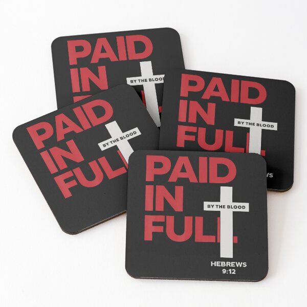 Item preview, Paid In Full Hebrews 912 Scripture Cross Bible Verse Christ designed and sold by SelmaBonnie.