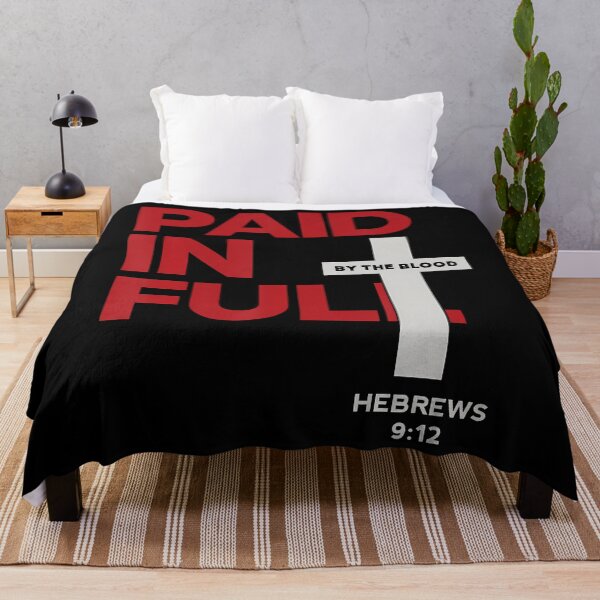 Item preview, Paid In Full Hebrews 912 Scripture Cross Bible Verse Christ designed and sold by SelmaBonnie.