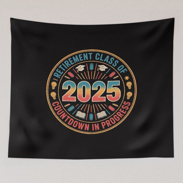 Item preview, Retirement Class Of 2025 Countdown In Progress Teacher designed and sold by demarioTTS.