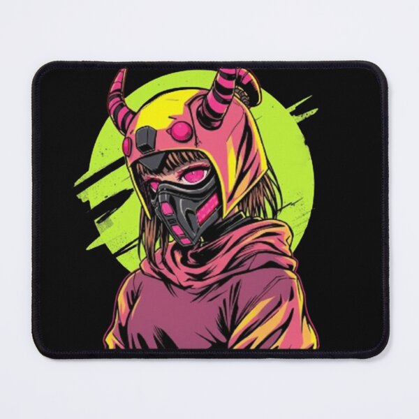 Item preview, Cyberpunk Girl in Pink Hoodie designed and sold by NexaSpire.