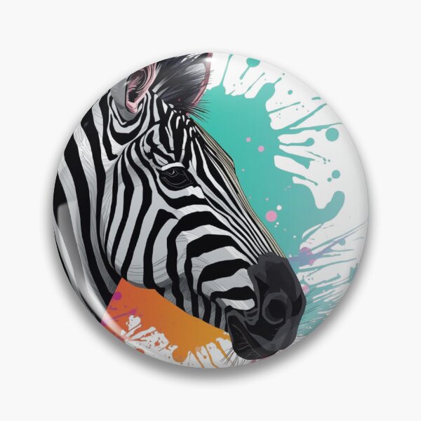 Item preview, Neon Pulse Zebra — Digital Identity  AI-Mode Streetwear Art designed and sold by SavannaStrikes.