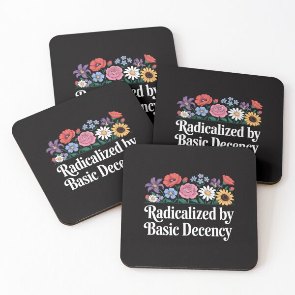 Item preview, Radicalized By Basic Decency  Floral Womens designed and sold by demarioTTS.