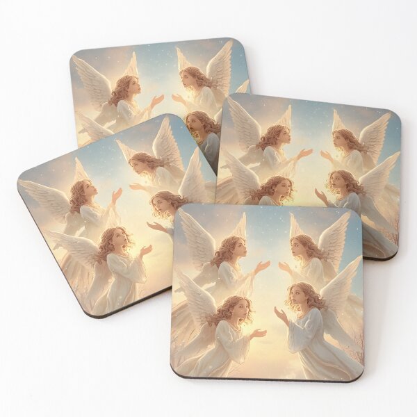 Item preview, Soft Fantasy Christmas Angel Art designed and sold by Valeree Store.