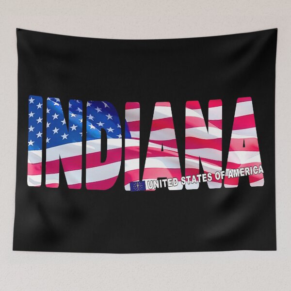 Item preview, INDIANA United States of America - Sticker Tee Shirt T-Shirt designed and sold by Adam Gormley.