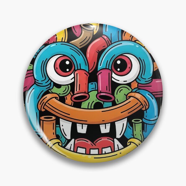 Item preview, Graffiti Neon Tube Monster designed and sold by saiful020.