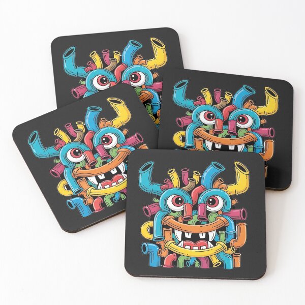 Item preview, Graffiti Neon Tube Monster designed and sold by saiful020.