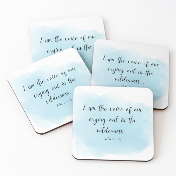 Item preview, John 1:23 I am the voice of one crying out in the wilderness designed and sold by ParsonBrown.