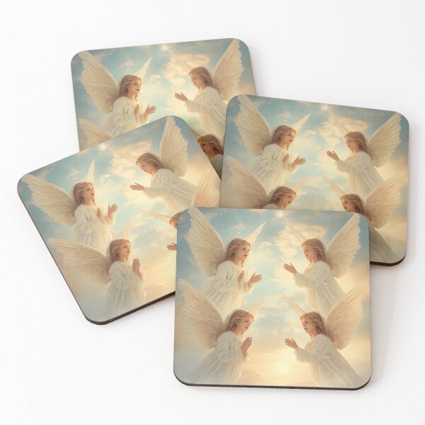 Item preview, Glowing Sky Angelic Winter Scene designed and sold by Valeree Store.