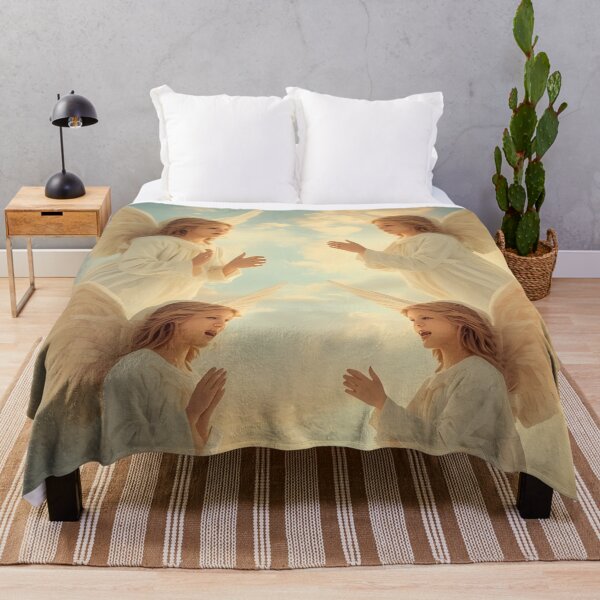Item preview, Glowing Sky Angelic Winter Scene designed and sold by Valeree Store.