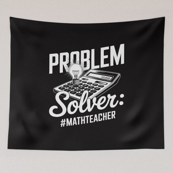 Item preview, Problem Solver Math Teacher Math Lover Gifts designed and sold by demarioTTS.