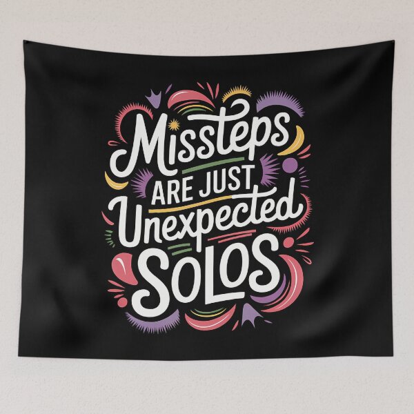 Item preview, Missteps Are Just Unexpected Solos Line Dancer Funny Dance designed and sold by TeresaLaurie.