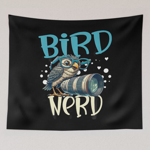 Item preview, Bird Nerd Cute Owl 	 Glasses Camera Funny designed and sold by LindaRuby1.