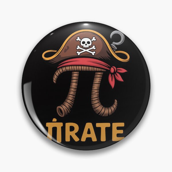Item preview, Pirate - Math Geek 3.14 Hat Hook Pi Day March 14 Pun designed and sold by demarioTTS.