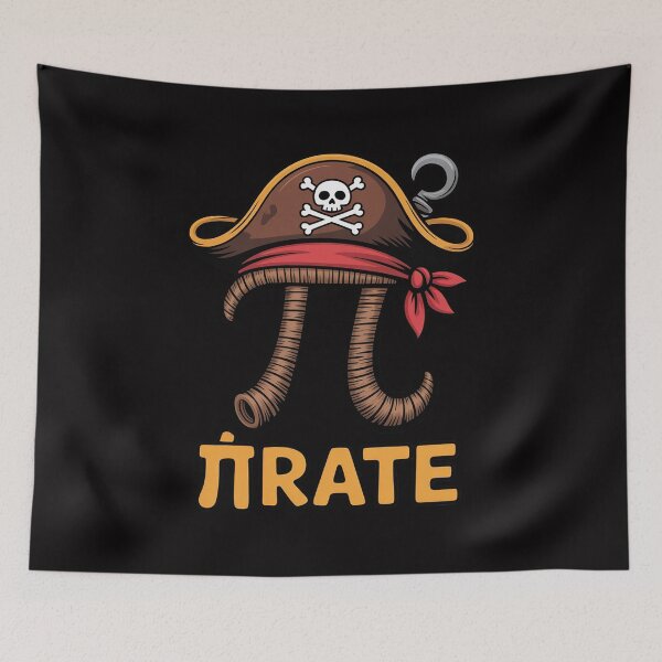 Item preview, Pirate - Math Geek 3.14 Hat Hook Pi Day March 14 Pun designed and sold by demarioTTS.