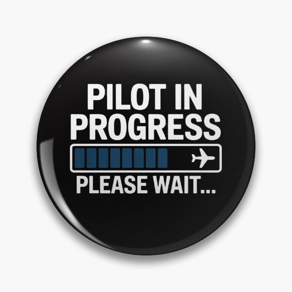 Item preview, Pilot In Progress - Airline Pilot Aviation Aircraft Lover designed and sold by demarioTTS.
